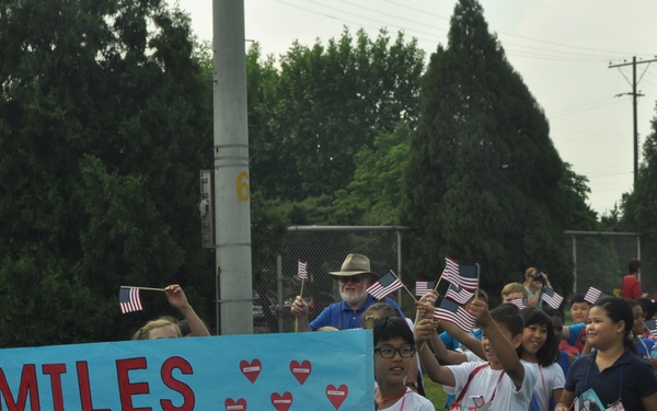 SAES walks a mile for fallen heroes