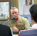 Maj. Gen. Clardy speaks to radio audience