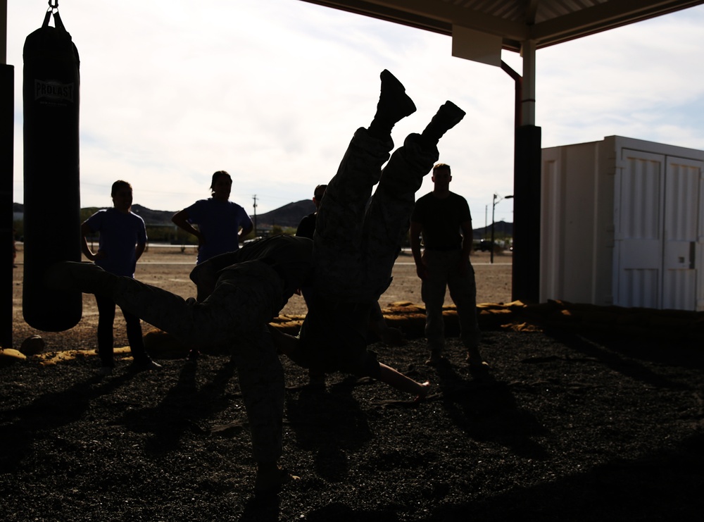 Spouses step into their Marines’ boots