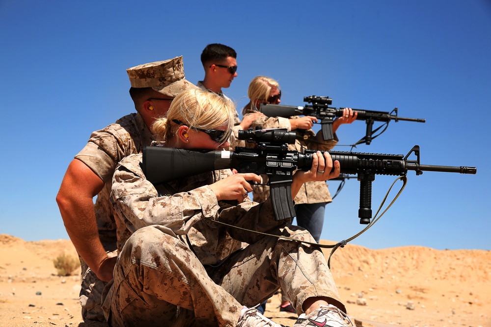 Spouses step into their Marines’ boots