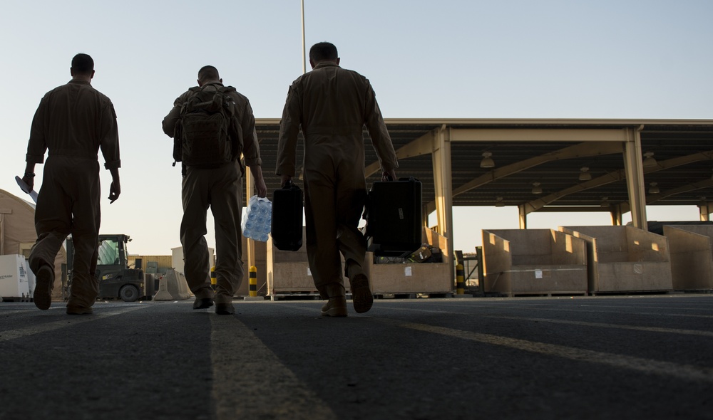 KC-135 refuels aircraft over Afghanistan