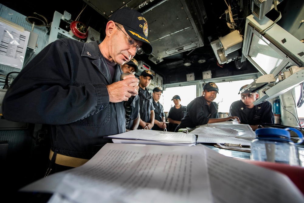 USS Vella Gulf operations