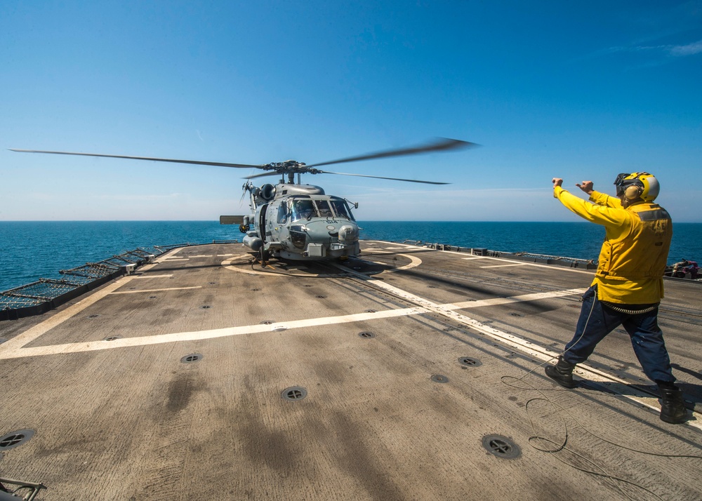 USS Vella Gulf operations