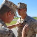 SP-MAGTF Crisis Response Corpsmen receive FMF insignia and promotion