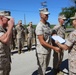 SP-MAGTF Crisis Response Corpsmen receive FMF insignia and promotion