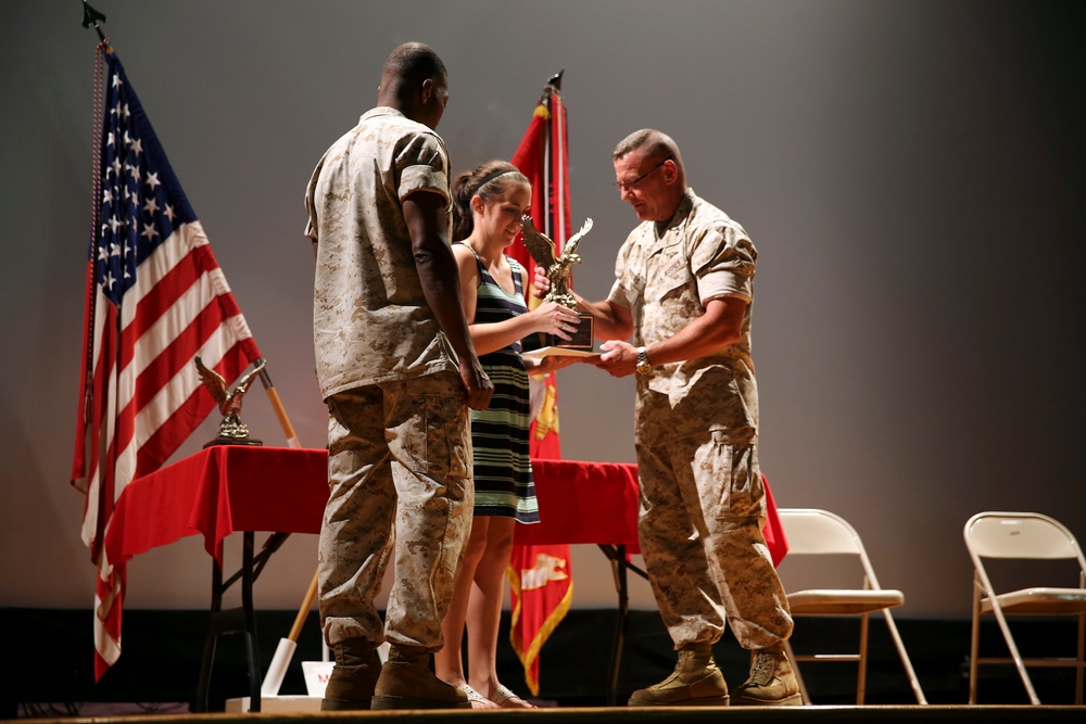 Beaufort Marines receive Navy Marine Association Leadership Awards