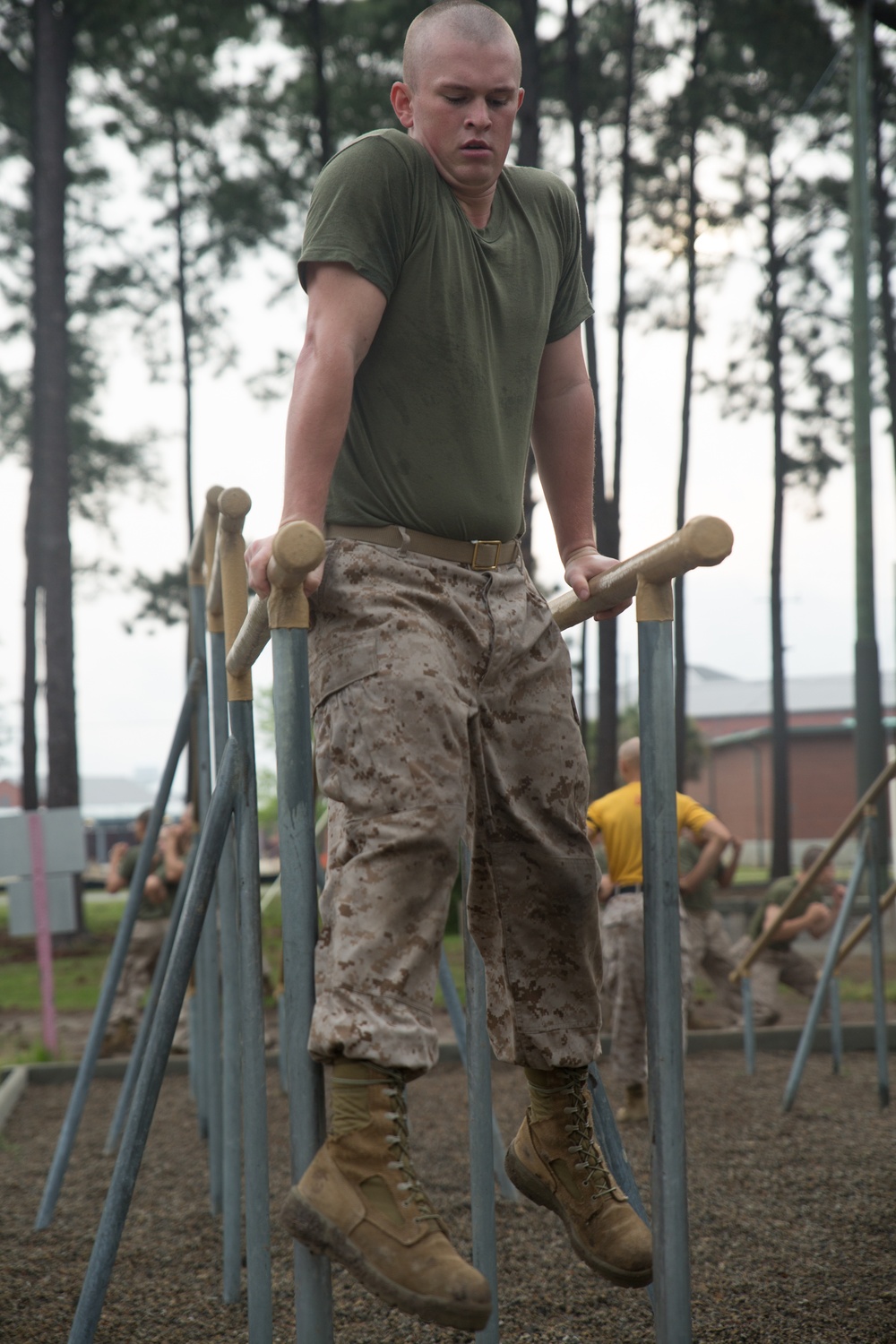 Marine recruits face obstacles on Parris Island’s Confidence Course