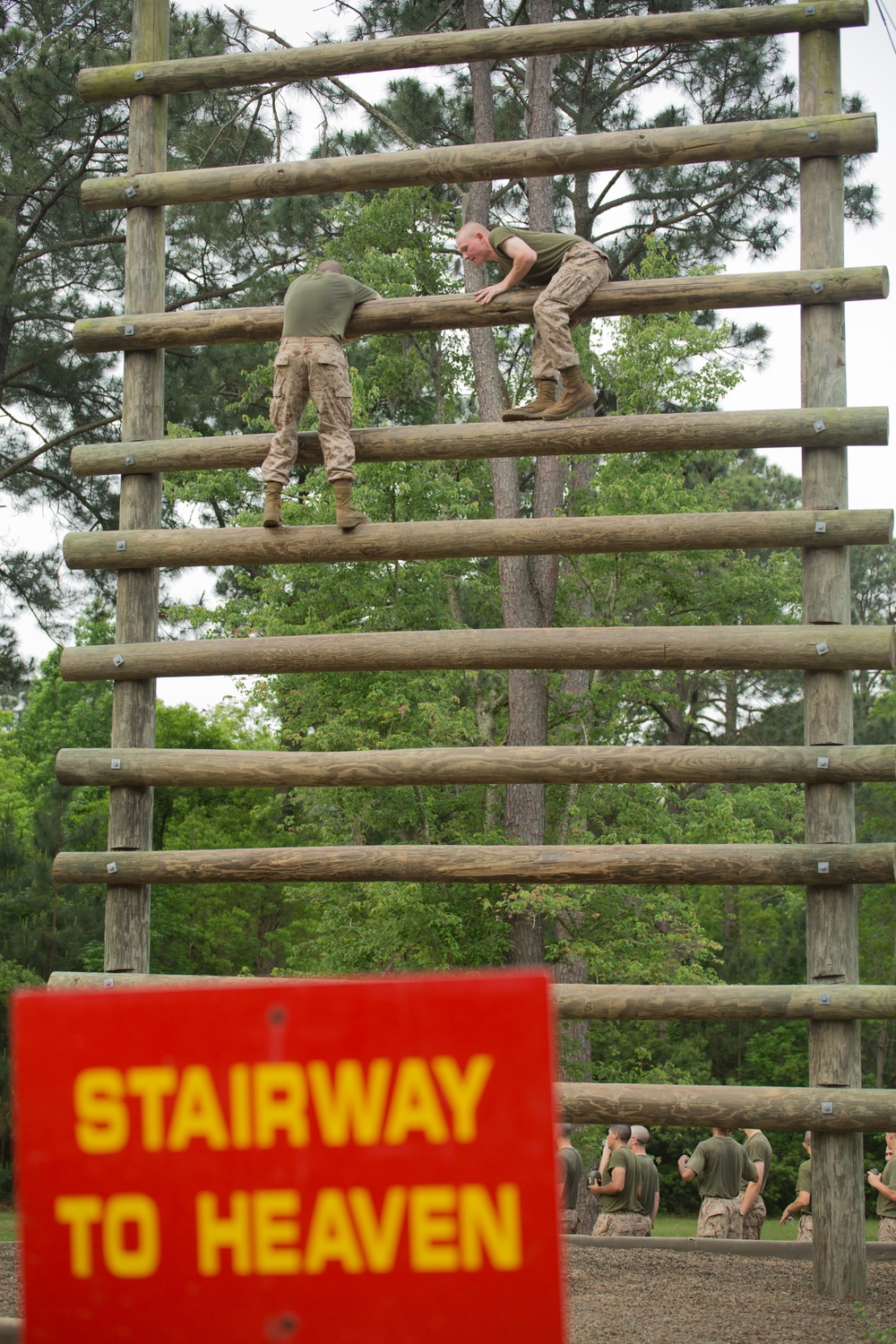 Marine recruits face obstacles on Parris Island’s Confidence Course