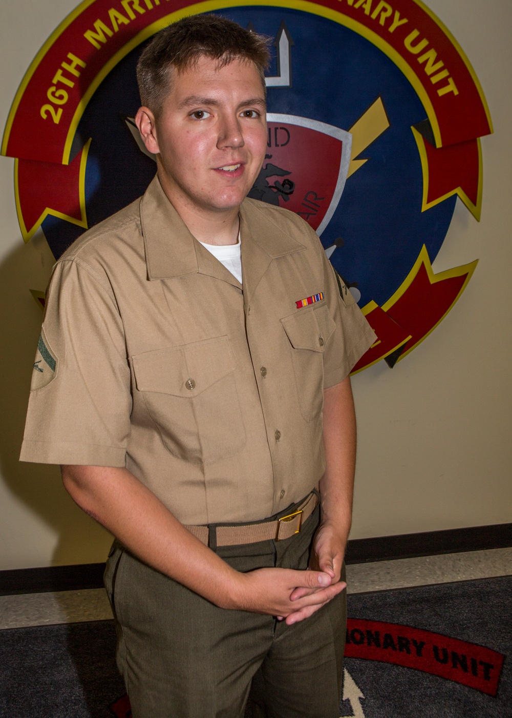Marine keeps his motivation alive with music