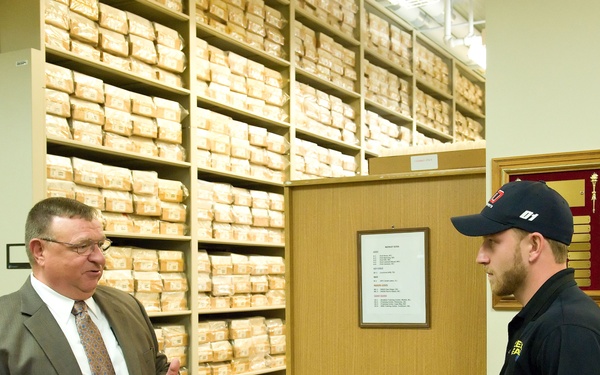 Jeffrey Earnhardt tours AFMES