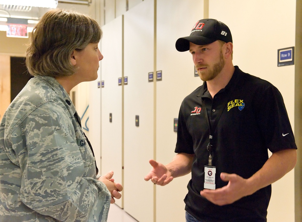 Jeffrey Earnhardt tours AFMES