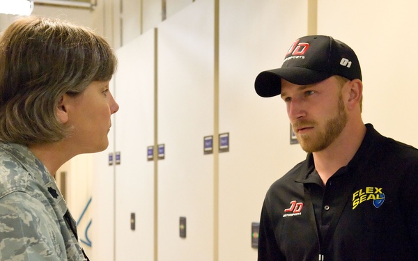 Jeffrey Earnhardt tours AFMES