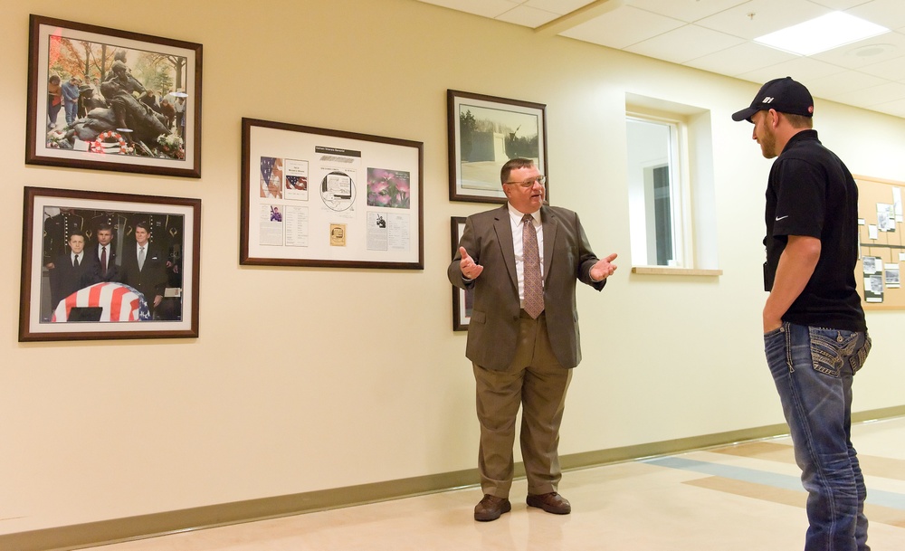 Jeffrey Earnhardt tours AFMES