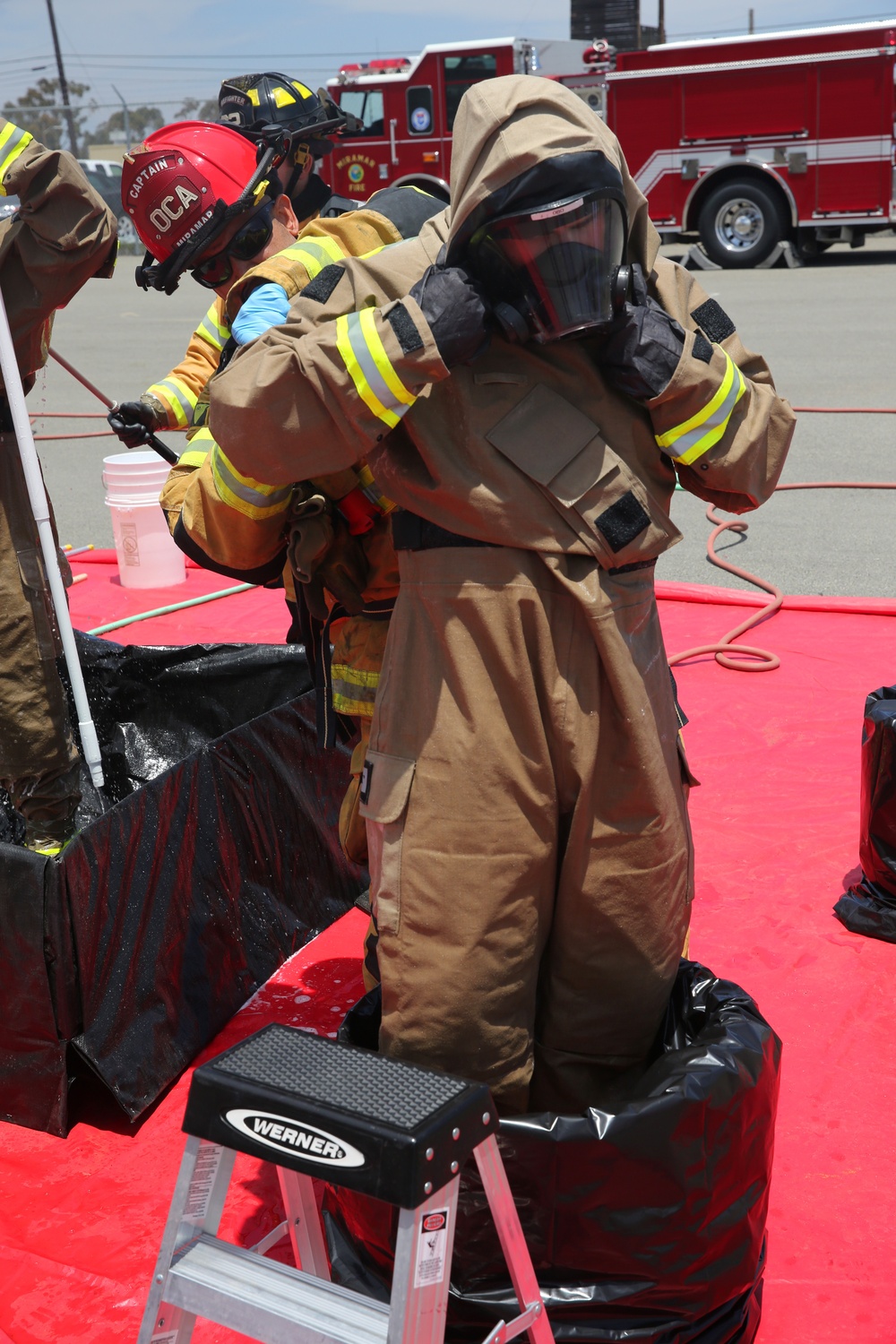 Biohazard training gives Marines chance to work with outside agencies