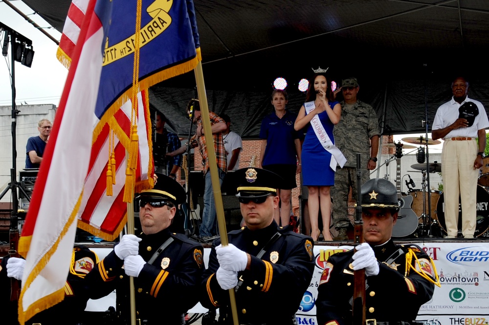 Military child uses heels and a crown as a platform for positive change