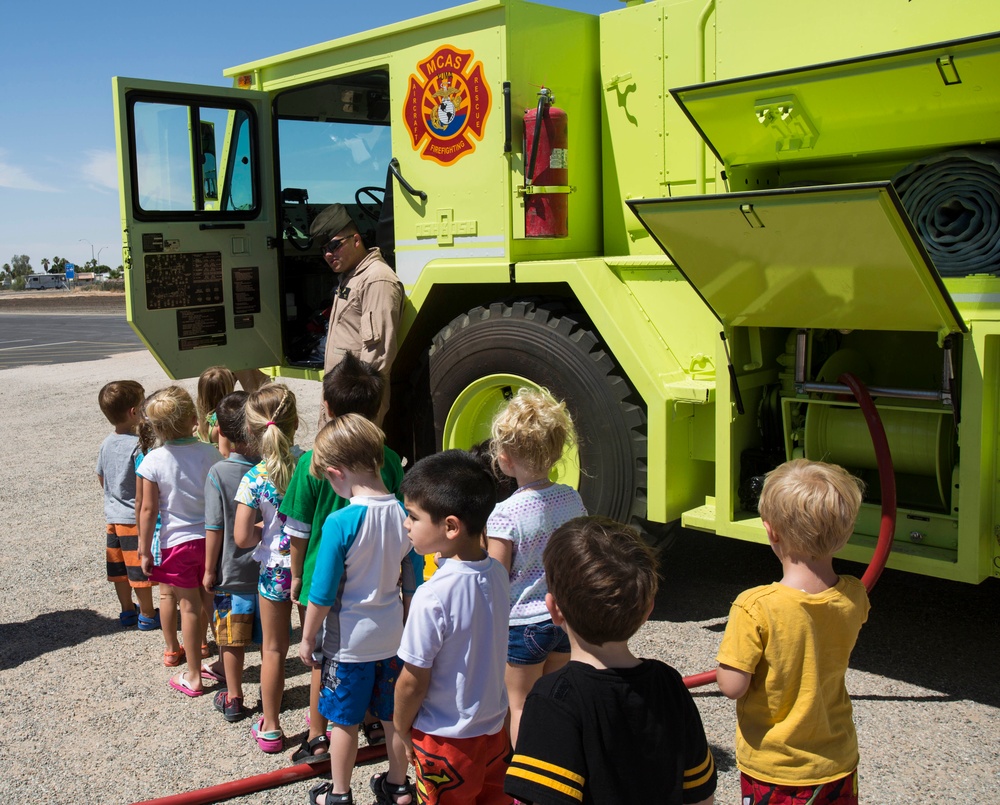 Splash into summer with MCAS Yuma ARFF Marines