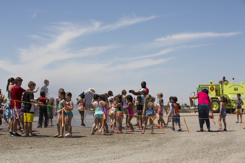 Splash into summer with MCAS Yuma ARFF Marines