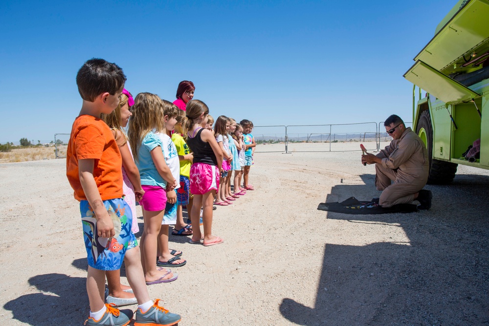 Splash into summer with MCAS Yuma ARFF Marines