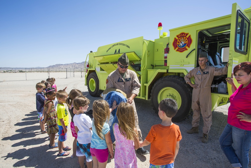 Splash into summer with MCAS Yuma ARFF Marines