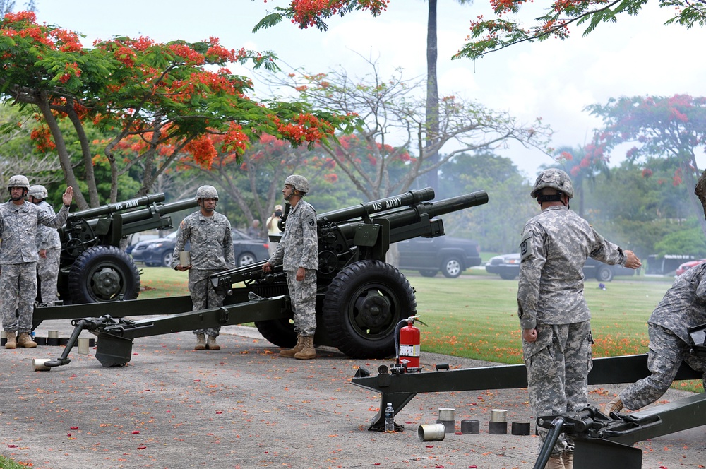 Memorial Day at Puerto Rico National Cemetery 2014