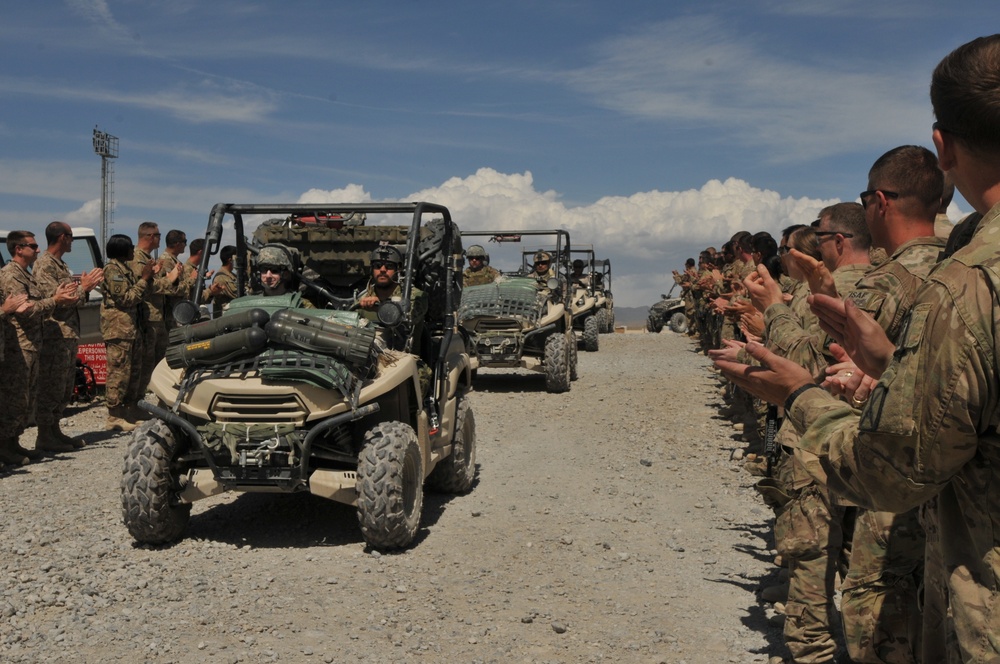 Spartan Soldiers support Operation Proper Exit