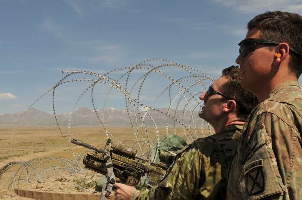 Spartan Soldiers support Operation Proper Exit