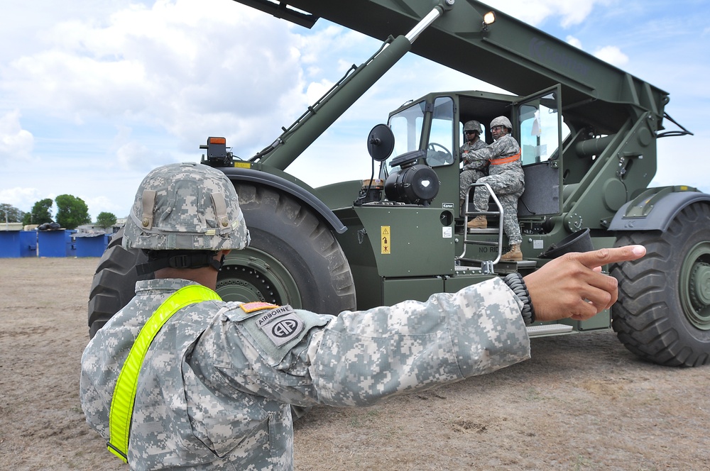 1473rd QM Conduct Training on the Kalmar