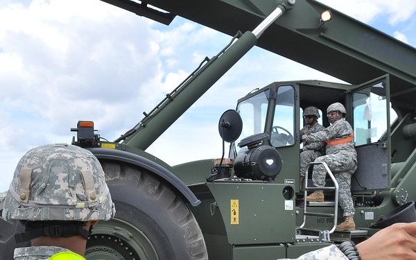 1473rd QM Conduct Training on the Kalmar
