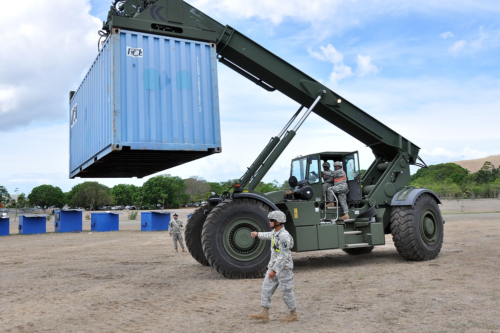 1473rd QM Conduct Training on the Kalmar