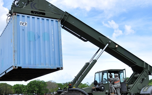 1473rd QM Conduct Training on the Kalmar