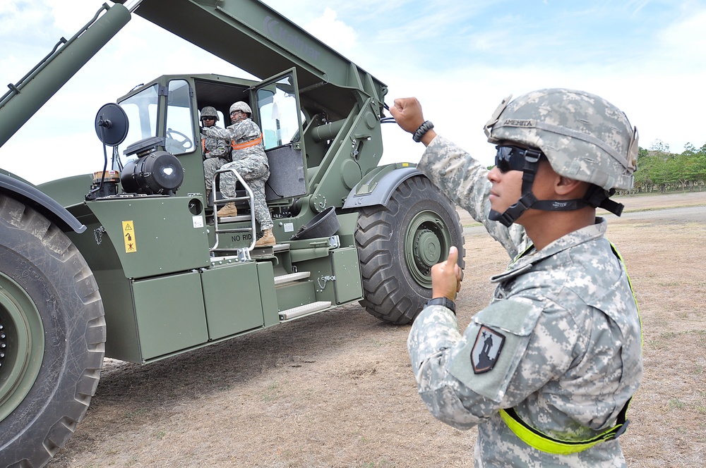 1473rd QM Conduct Training on the Kalmar