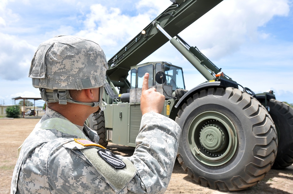 1473rd QM Conduct Training on the Kalmar