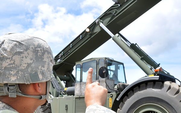 1473rd QM Conduct Training on the Kalmar