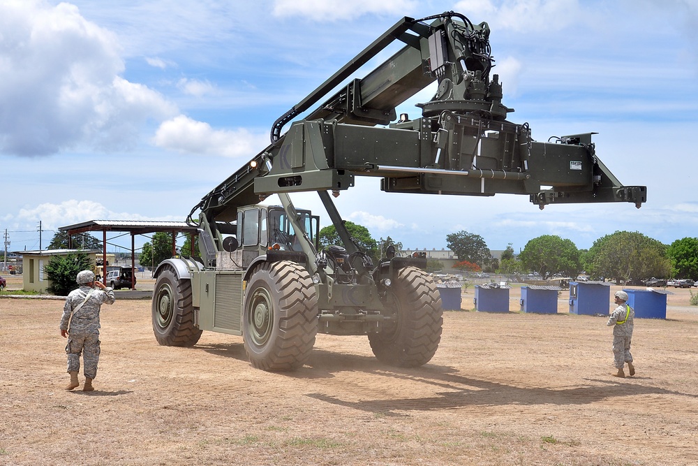 1473rd QM Conduct Training on the Kalmar