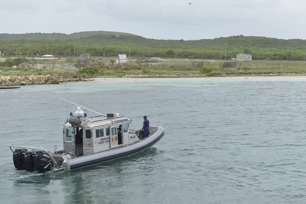 USAV New Orleans delivers small boats to Tradewinds 2014