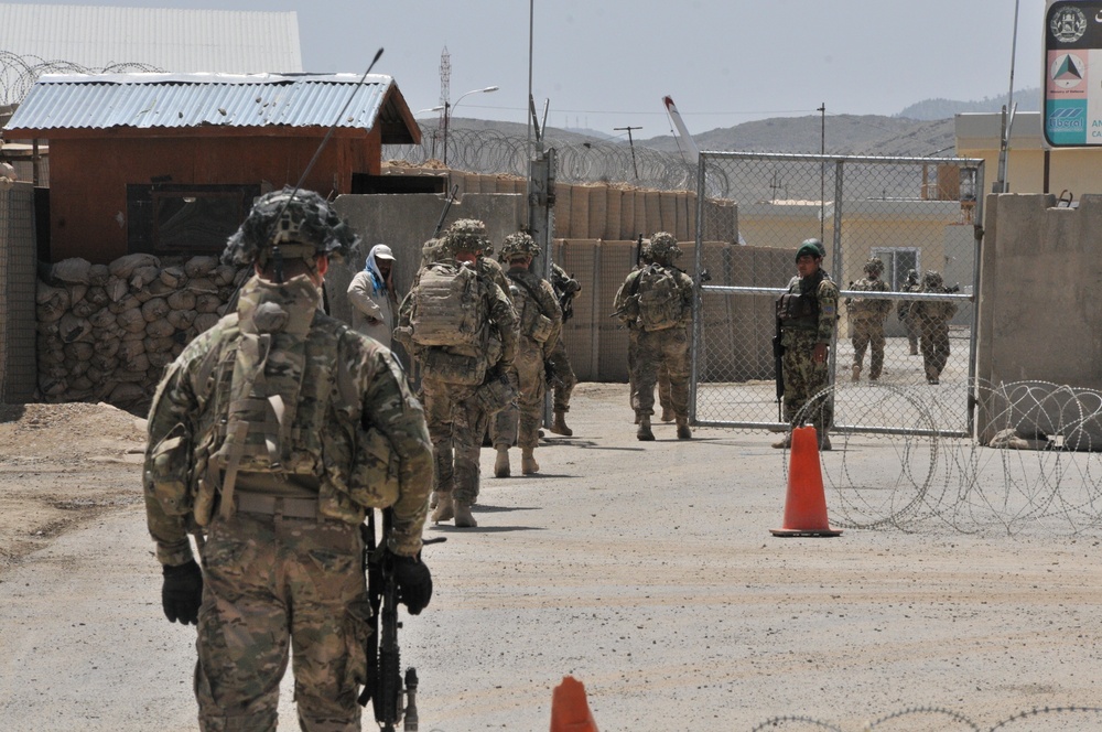 Spartan Cavalry Soldiers patrol Paktia Province