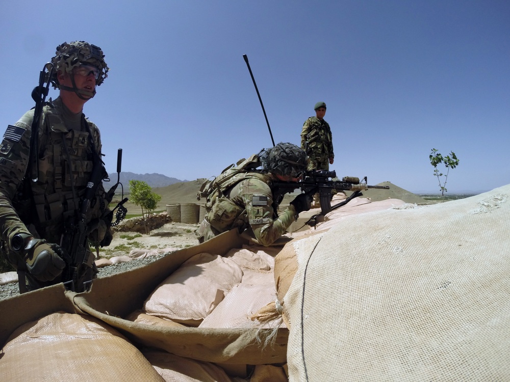 Spartan Cavalry Soldiers maintain readiness on patrol