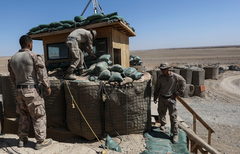 Combat Engineers Improve Post