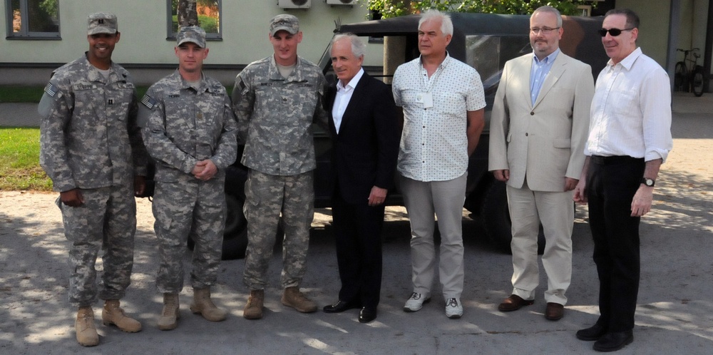 US senator visits allied military training in Estonia