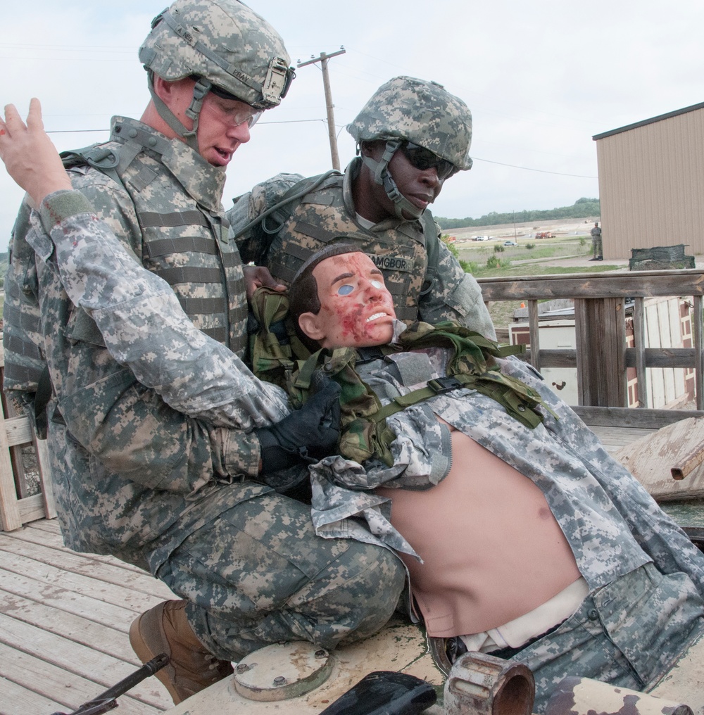 Caesar brings reality to the Combat Life Saver Course