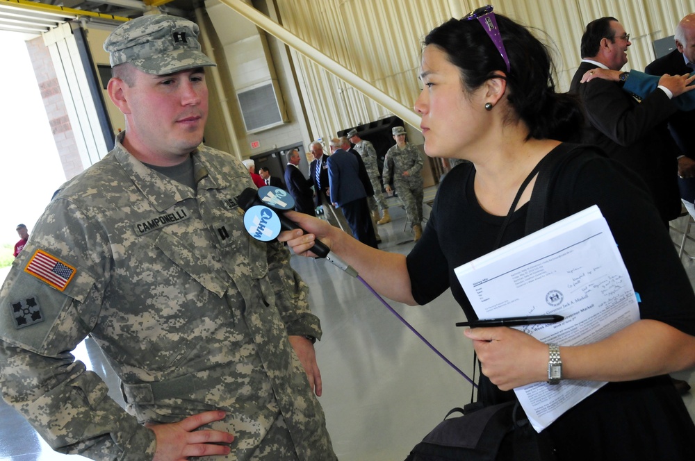 Delaware aviation unit receives emotional send-off