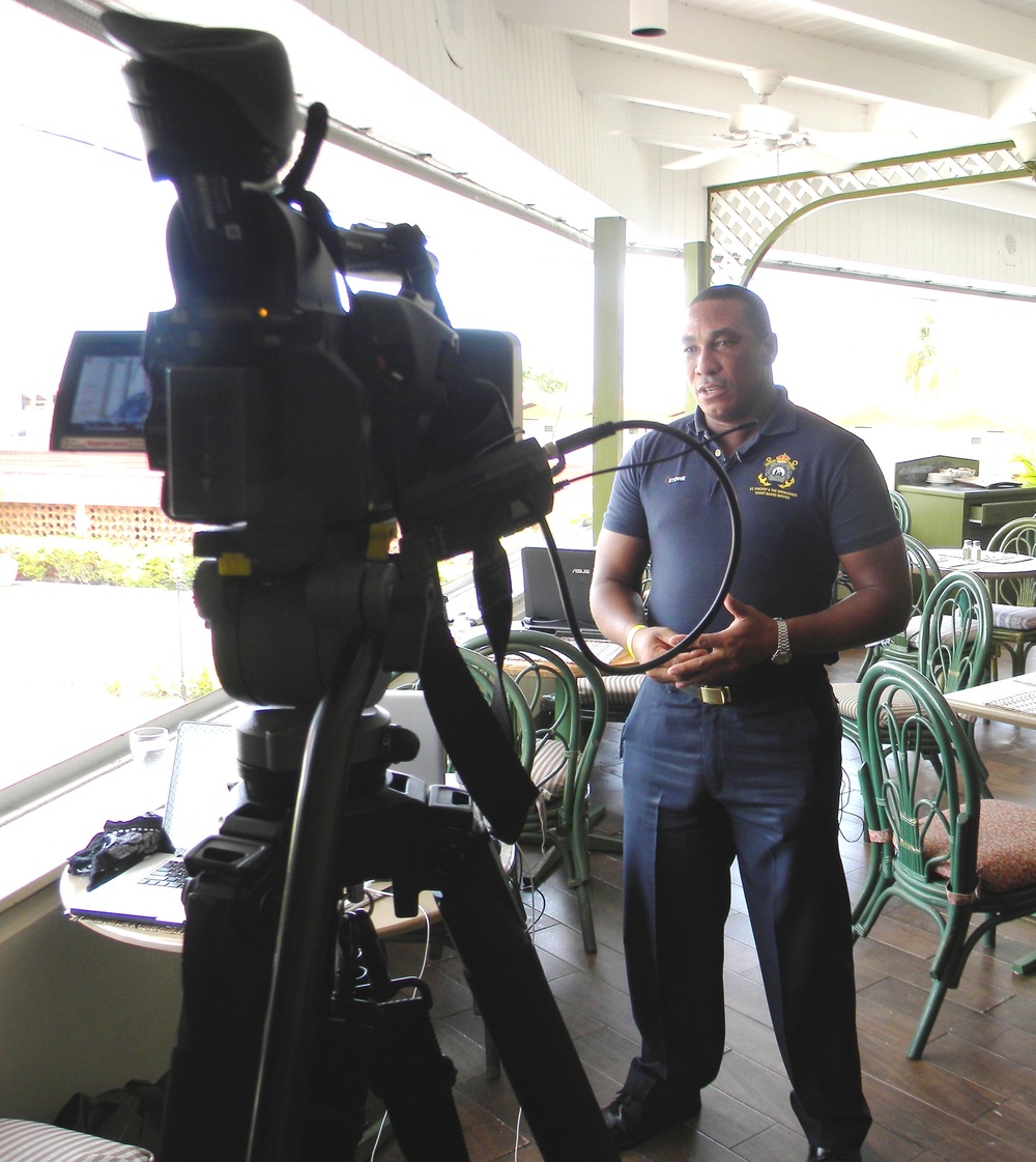 Tradewinds 2014 interviews St Vincent and Grenadines Coast Guard