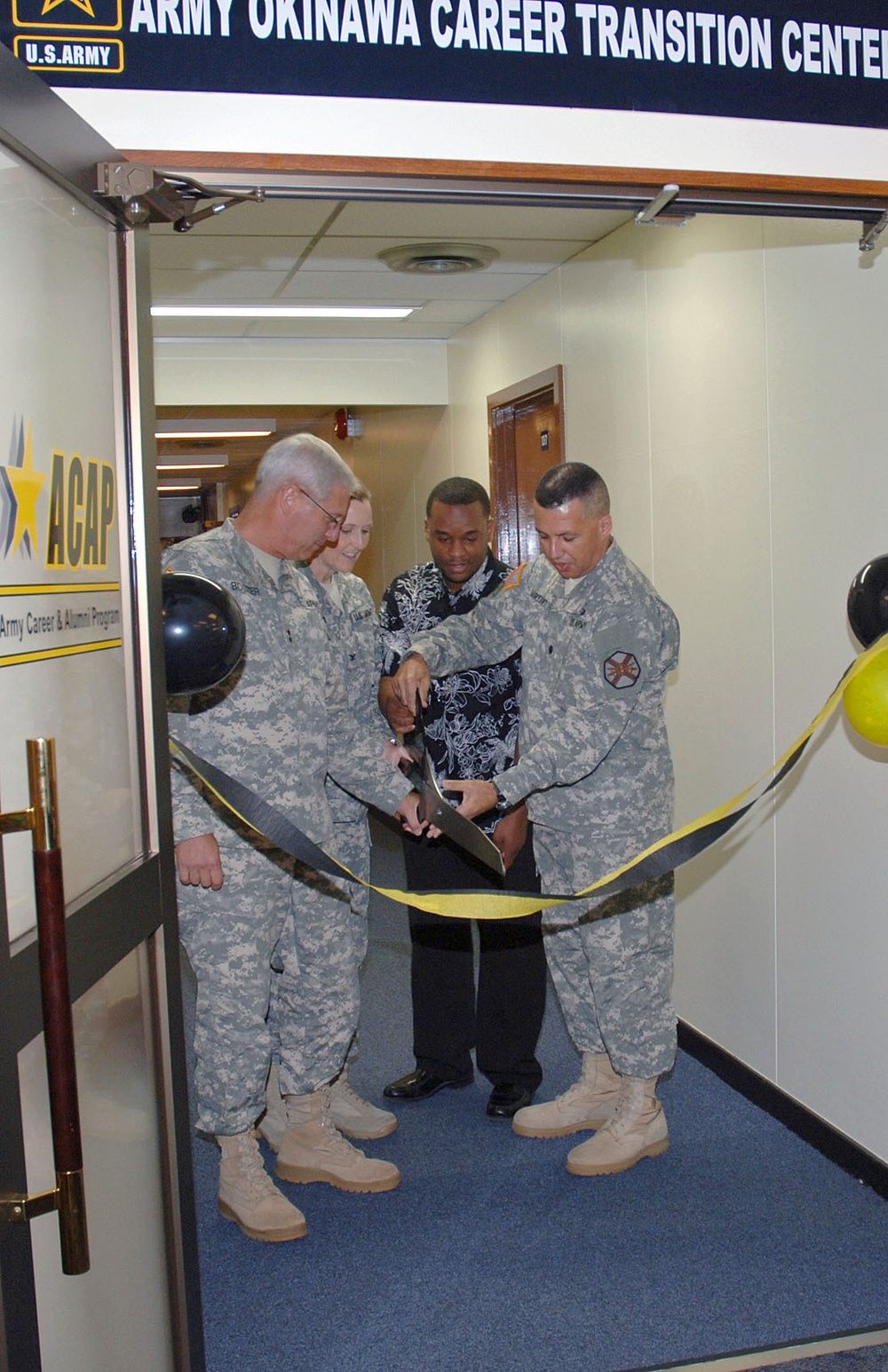 Grand opening ceremony took place at Army Career and Alumni Program Center on US Army Torii Station