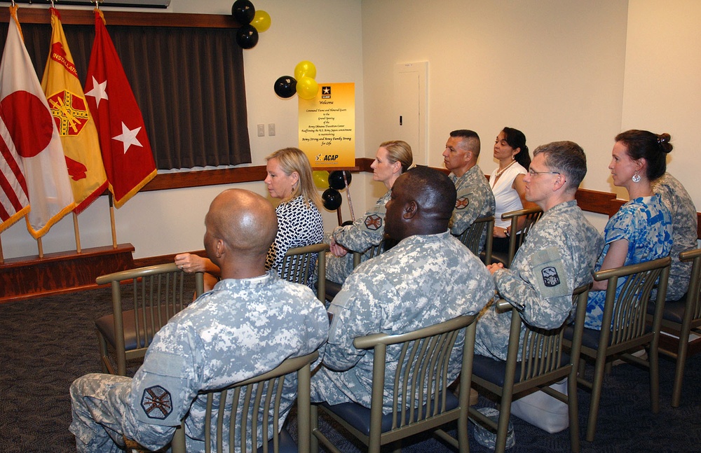 Grand opening ceremony took place at Army Career and Alumni Program Center on US Army Torii Station