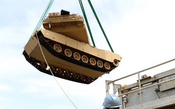Eager Lion 2014 Sailor conducts tank offload