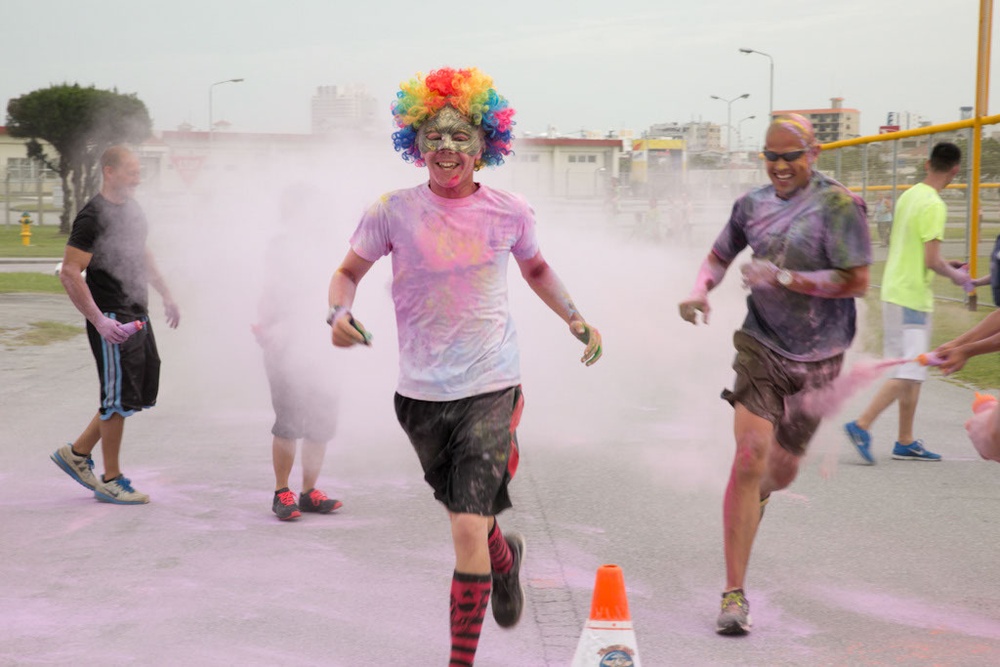 Ready, set, throw: EFMP hosts color run to raise autism awareness