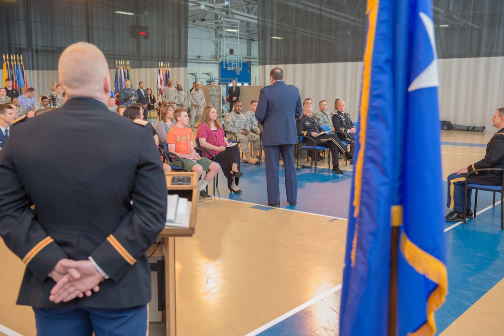 CW3 William J. Carter's retirement ceremony presided by Gen. Breedlove, SACEUR