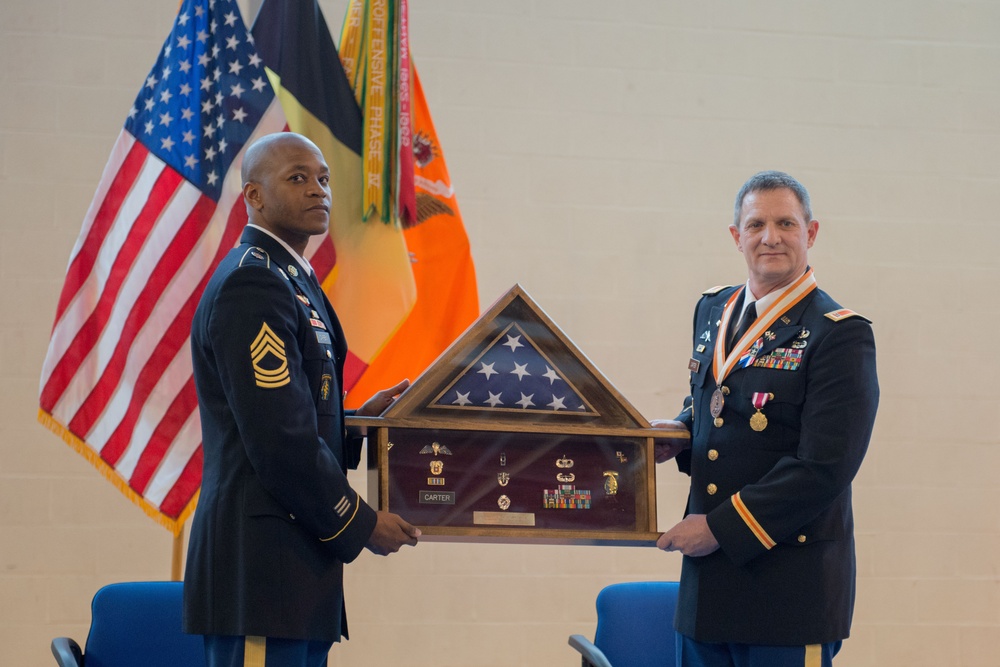 CW3 William J. Carter's retirement ceremony presided by Gen. Breedlove, SACEUR