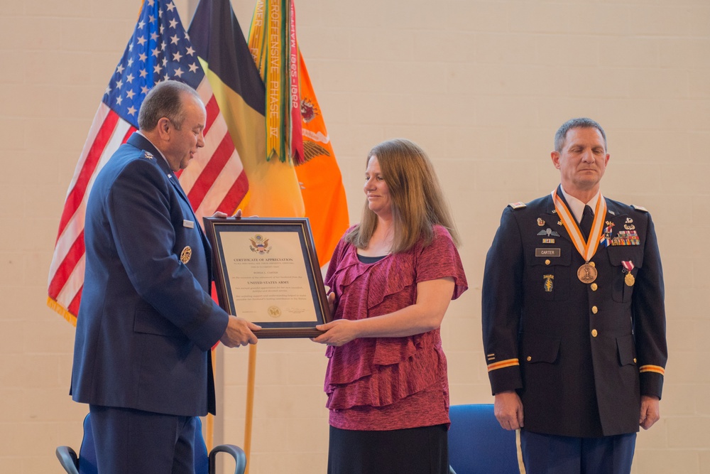CW3 William J. Carter's retirement ceremony presided by Gen. Breedlove, SACEUR