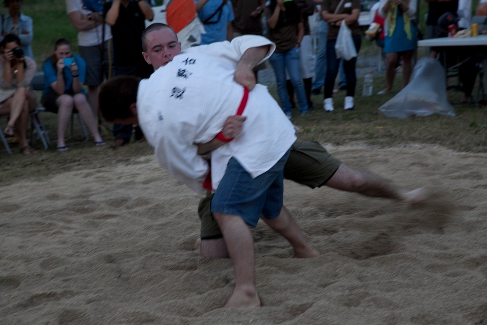 Culture, camaraderie, competition shared in Okinawa sumo tournament